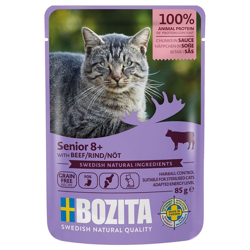 Bozita Morsels in Sauce Senior 12 x 85 g lots of chicken