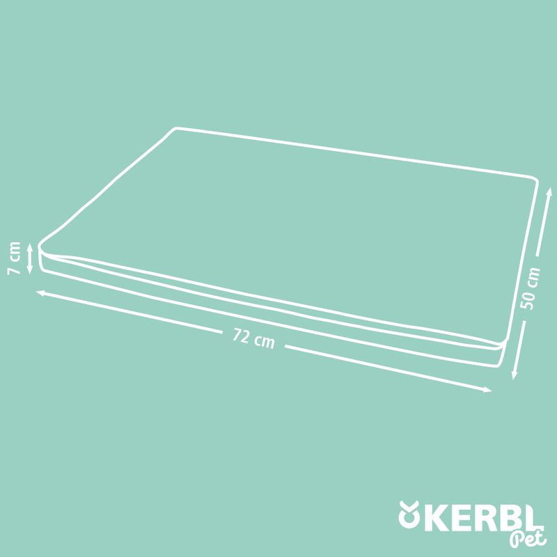 Kerbl Pet Multifunctional Mattress Approx. 72 x 50 x 5cm (L x W x H)