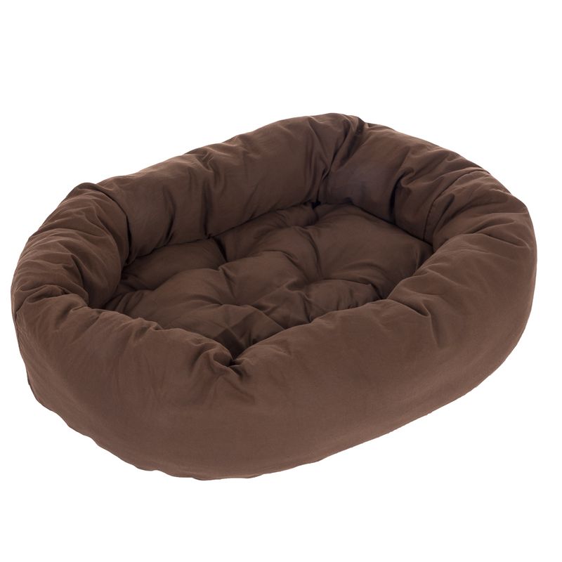 Cosy Mocca Dog Bed 110 x 95 x 20cm (L x W x H)