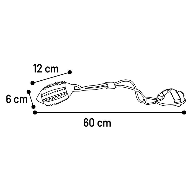 FLAMINGO Rugby Dog Toy 60cm (L)