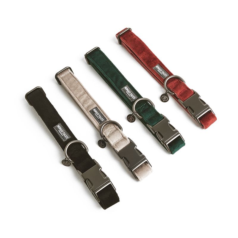 Nomad Tales Blush Necklace, taupe Size XS: 24 - 36 cm neck circumference, W 10 mm