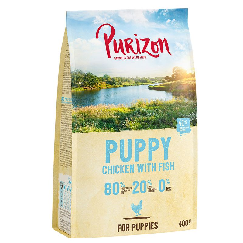 Purizon Puppy Chicken with Fish – Grain-free 12kg