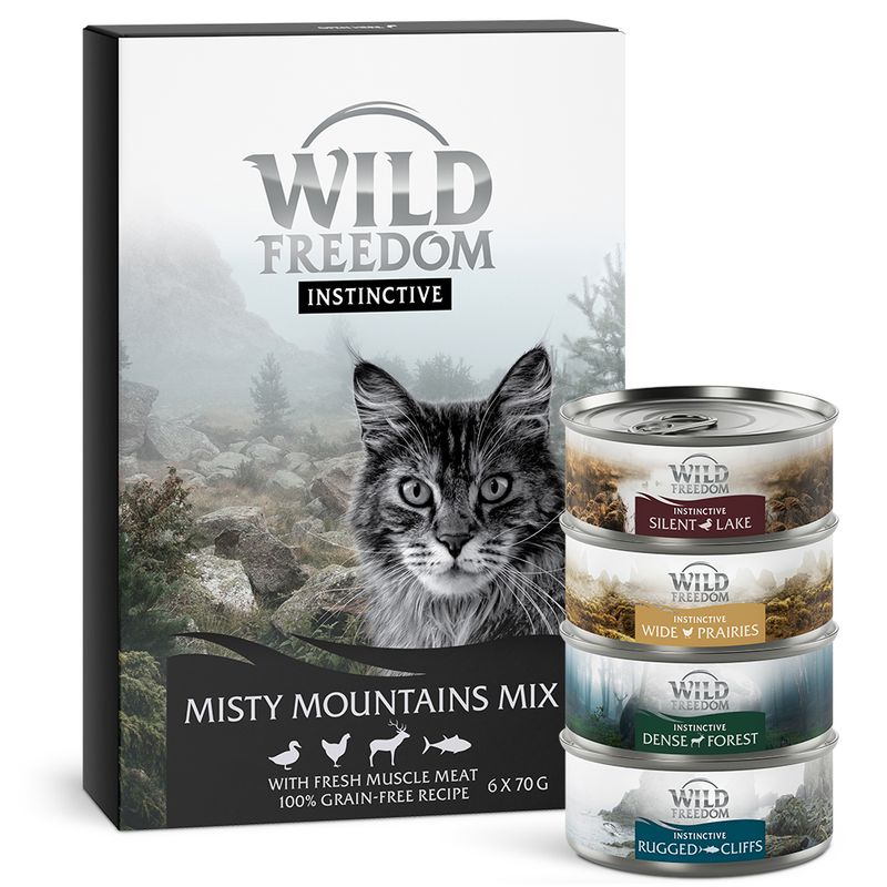 Wild Freedom Instinctive Adult 6 x 70g Misty Mountains Mixed Pack
