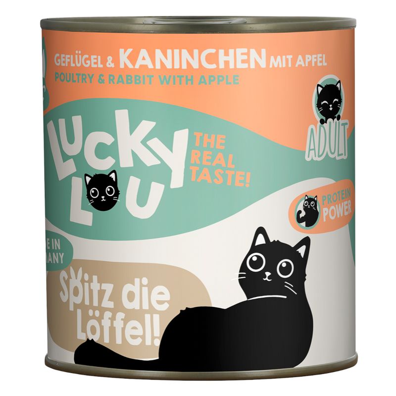 Lucky Lou Adult 6 x 800g Poultry & Trout