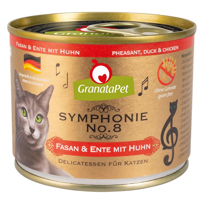 GranataPet Symphony 6 x 200 g Game & chicken