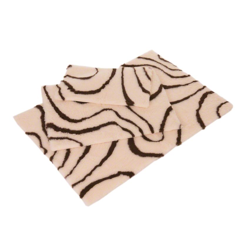Vetbed® Isobed SL Contemporary Wave - Cream/Brown 100 x 75 cm (L x W)