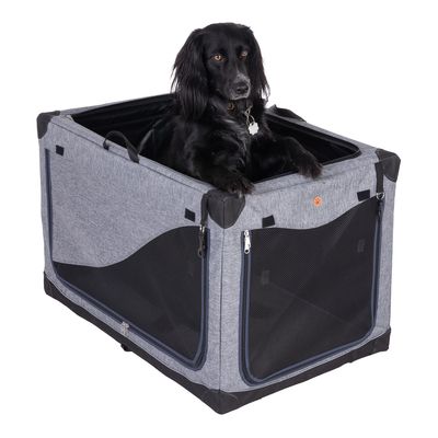 Portable Pet Home M: 76 x 50.5 x 48cm (L x W x H) - Grey