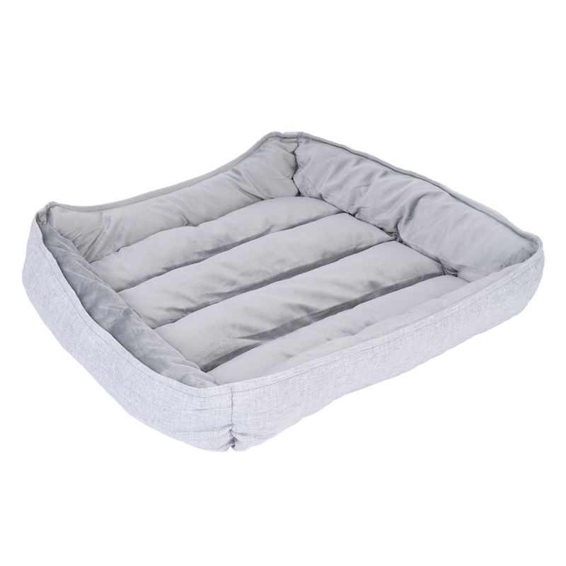 TIAKI Basic Cuddle Bed - Grey Size S: 50 x 45 x 12 cm (L x W x H)