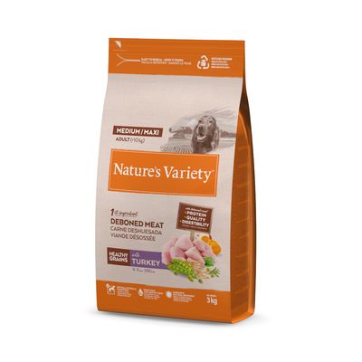Nature's Variety Healthy Grains Medium/Maxi Adult Turkey 3kg