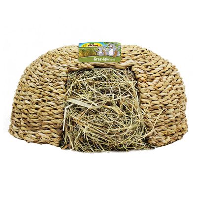 JR Farm Grass Igloo 310 g (medium, 26 x 26 x 13 cm)