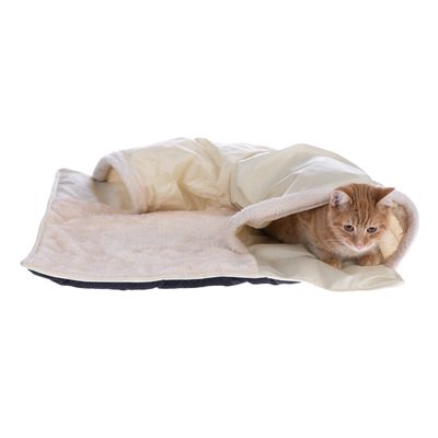 TIAKI Beige Tunnel Mat approx. 68 x 68 x 20 cm (L x W x H)