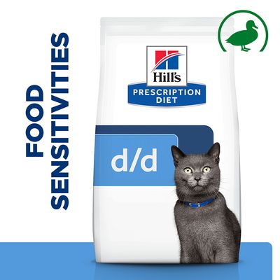 Hill's Prescription Diet Feline d/d Food Sensitivities - Duck & Green Peas 3kg