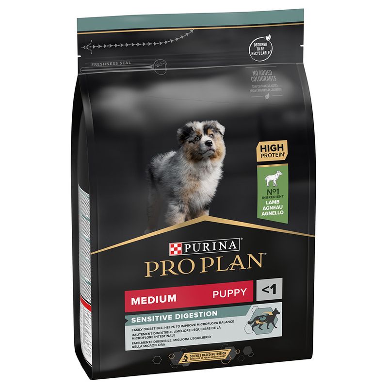 PURINA PRO PLAN Medium Puppy Lamb & Rice Sensitive Digestion 3kg
