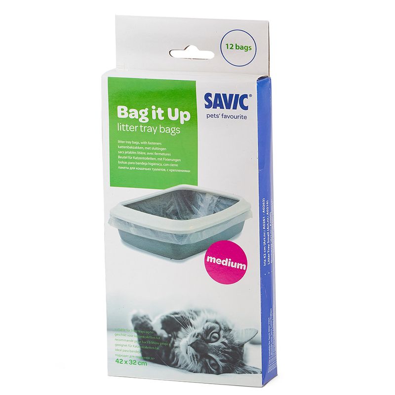 Savic Bag it Up Litter Tray Bags Medium (12 bags)