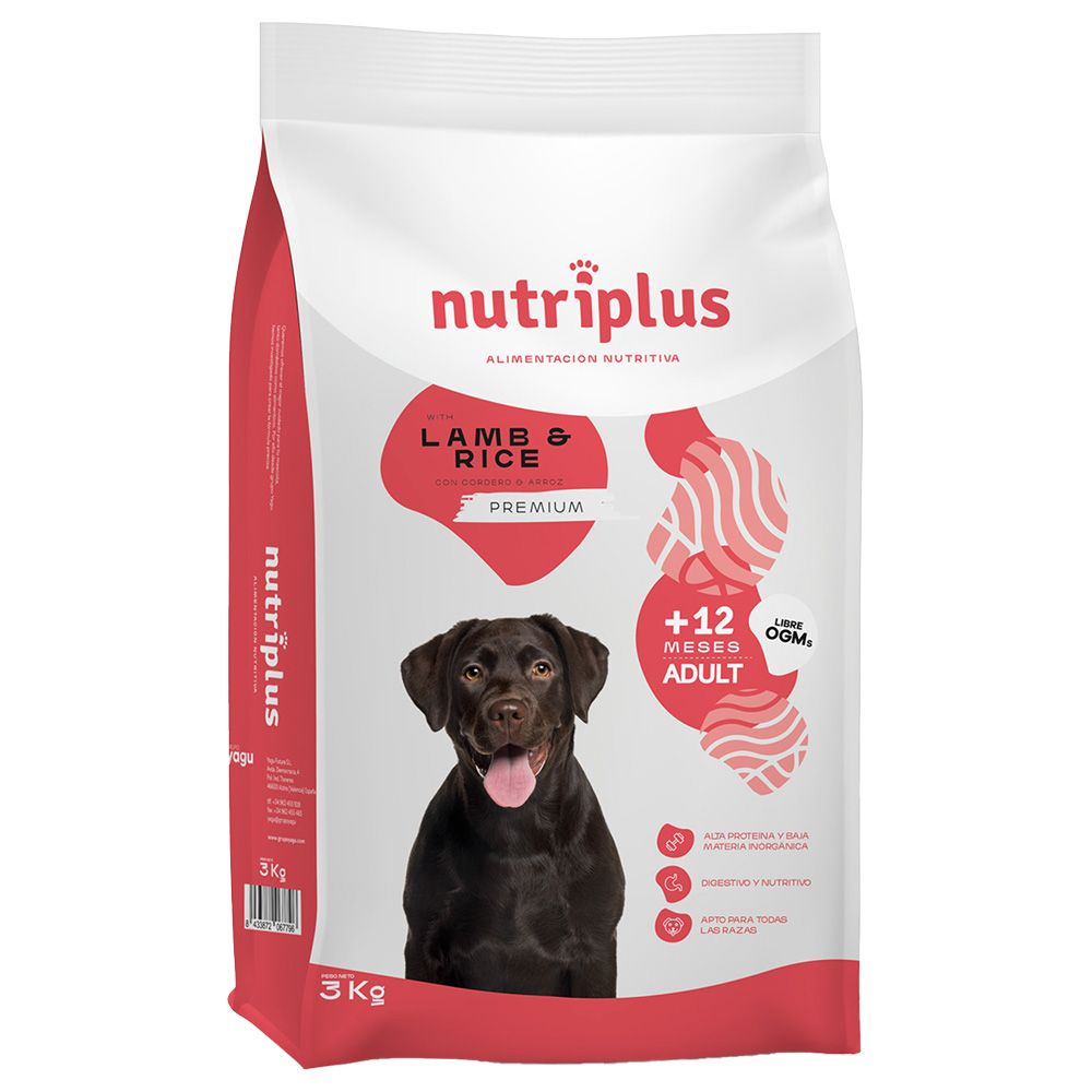 Nutriplus Adult Dog with Lamb 3kg