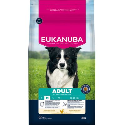 Eukanuba Premium Nutrition Adult Medium Breed Chicken 3kg