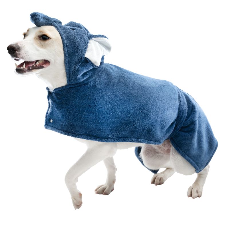 TIAKI Dog Bathrobe - Elephant approx. 40cm Back Length