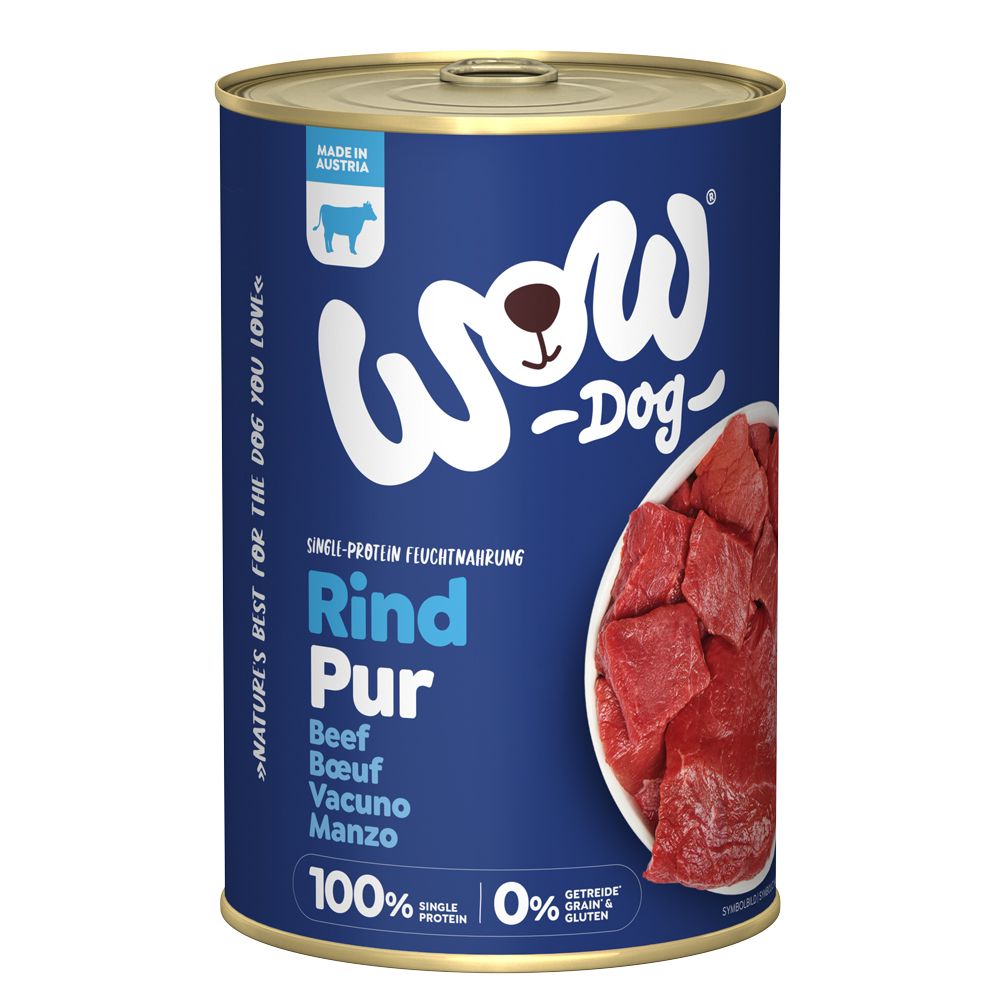 WOW Pure 6 x 400 g 100% vegetables & fruit