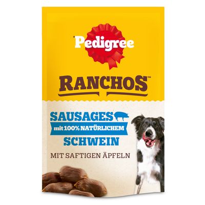 Pedigree Ranchos Sausages Pork & Apple (60g)