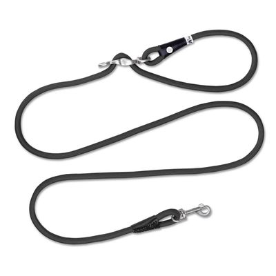 Curli Vario Comfort Lead - Black Size S: 200cm long, 8mm wide