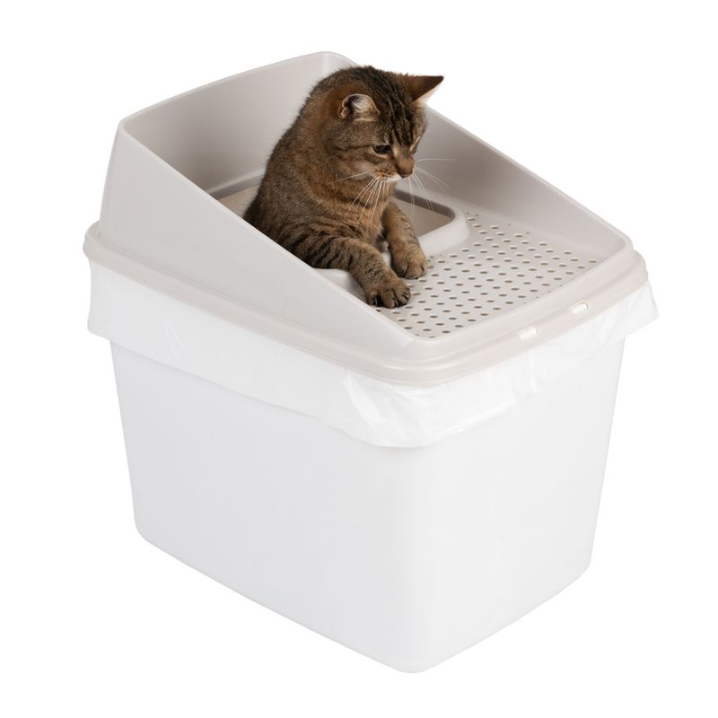 Big Box Cat Litter Tray White
