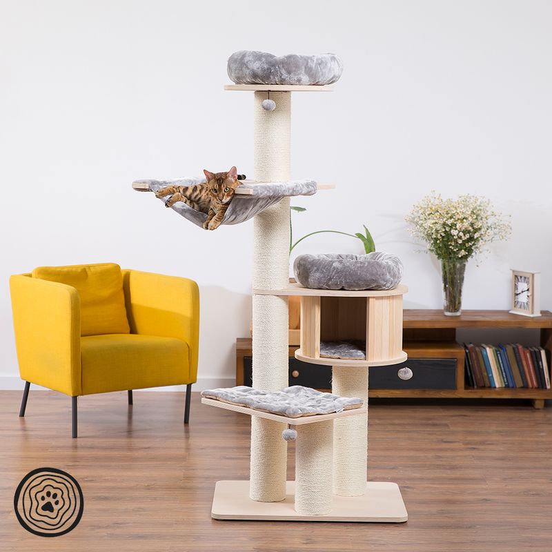 Natural Paradise Scratching Tree - Magnolia XL Plus Cream