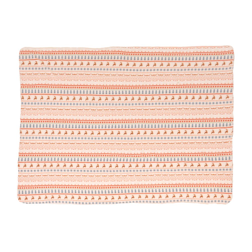 TIAKI Cosy Blanket with Nordic Winter Pattern Size S: 100 x 70 cm (L x W)