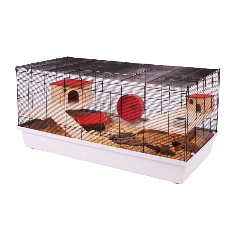 Skyline Speedy Gonzales 120 Small Animal Cage Grey: 118 x 58 x 57cm (L x W x H)