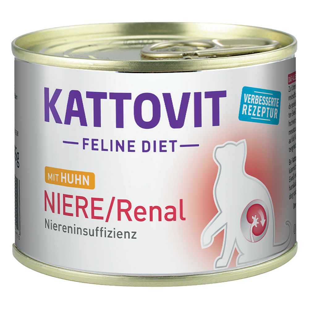 Kattovit Kidney/Renal (Renal Failure) Chicken (6 x 185g)