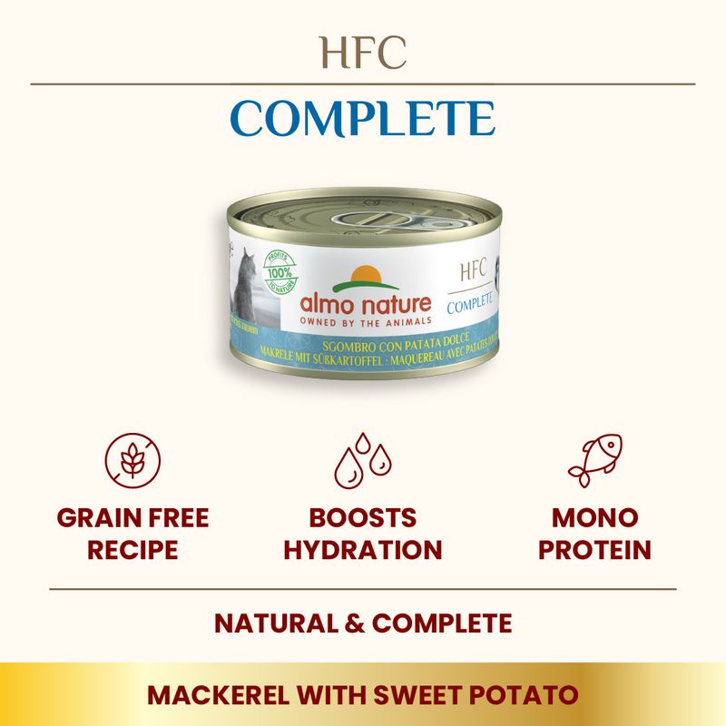 Almo Nature HFC Natural Cans Saver Pack 24 x 70g Atlantic Tuna