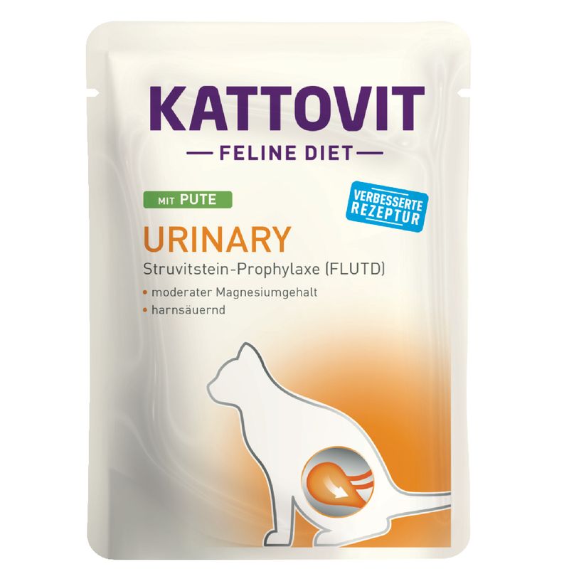 Kattovit Urinary Pouches 24 x 85g Veal