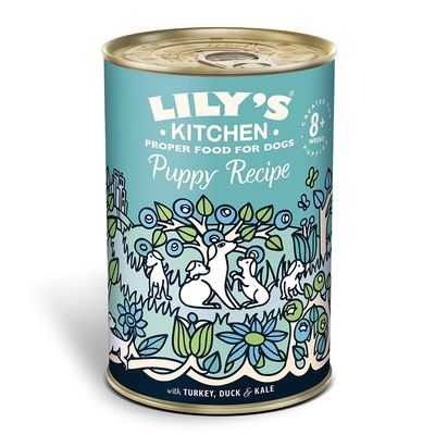 Lily's Kitchen Puppy Recipe with Turkey, Duck & Kale 6 x 400g