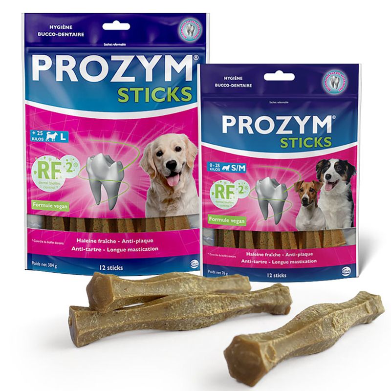 Prozym RF2 Sticks for Small and Medium Dogs (0-25 kg): 12 pieces