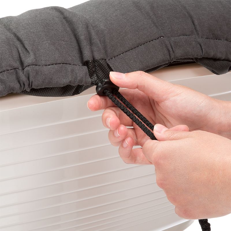 Cover Sofà anthracite for Ferplast basket Siesta Deluxe (without basket) Size 8: L 85 x W x H 62 x 28.5 cm