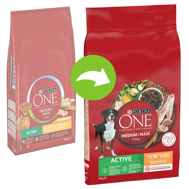 PURINA ONE Medium/Maxi Active Chicken 7kg