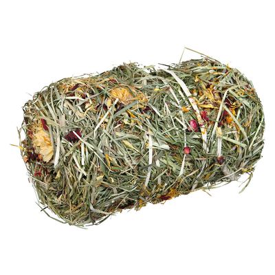Trixie Hay Bale with Blossom Mix 200g