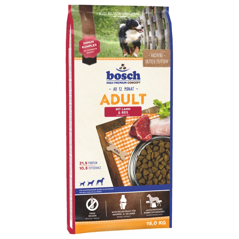 bosch Adult Dry Dog Food Mixed Trial Pack 4 x 1kg 3 Varieties
