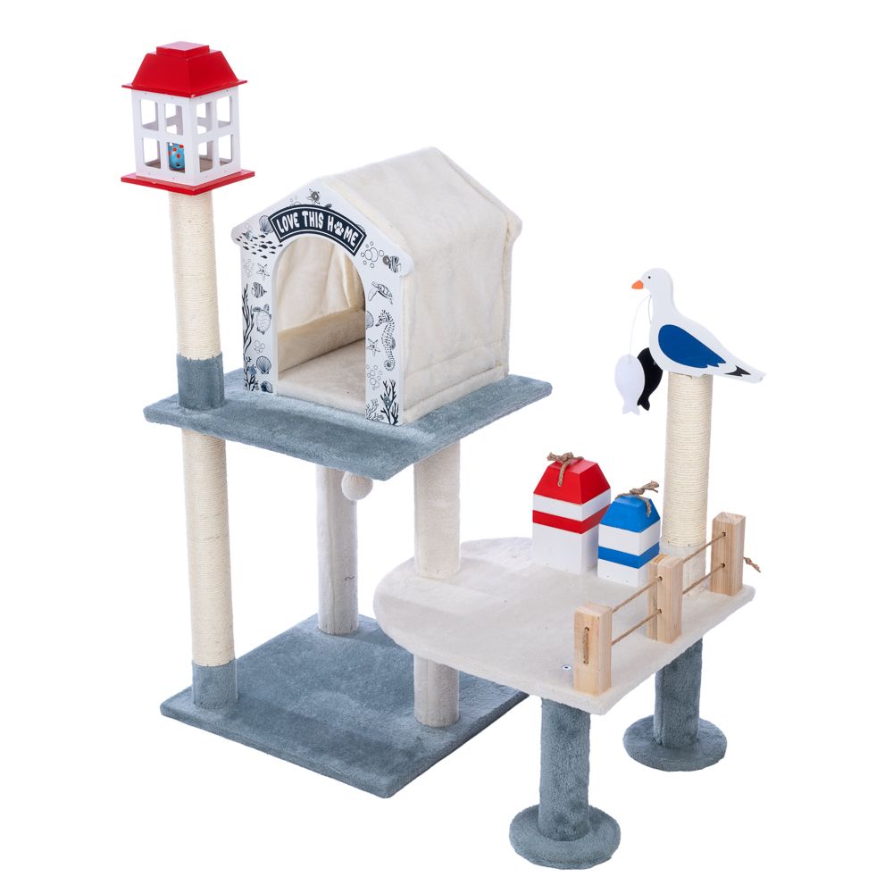 TIAKI Sea Port Cat Tree 83 x 45 x 110 cm (L x W x H)