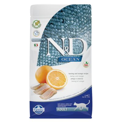 Farmina N&D Ocean grain-free Herring & Orange Adult 1.5 kg
