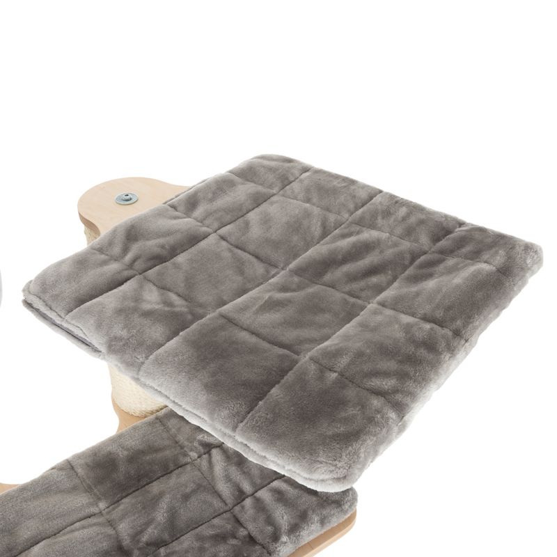 Natural Paradise Ceiling Cat Tree - Amaryllis Light Grey (2 packages*)