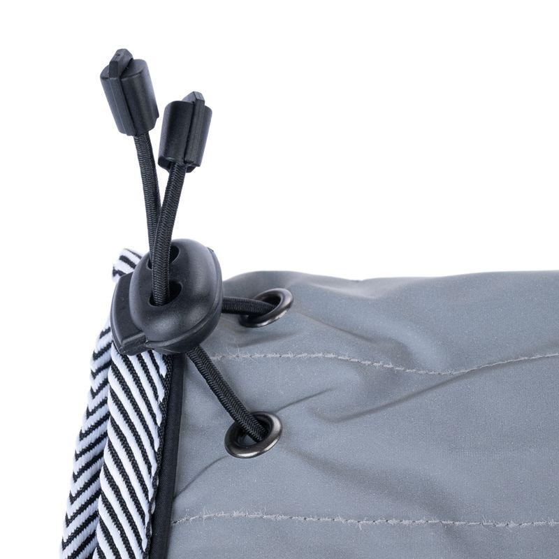 TIAKI Reflective Dog Coat - Silver approx. 30cm (Back Length)