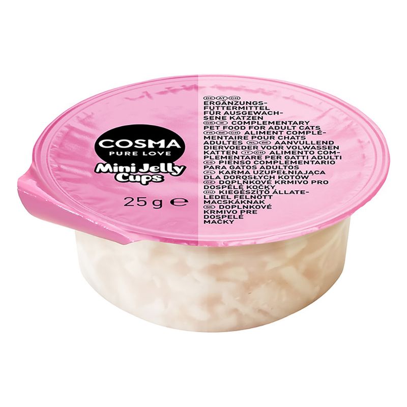 Cosma Mini Jelly Cups Saver Pack 24 x 25g Chicken Breast