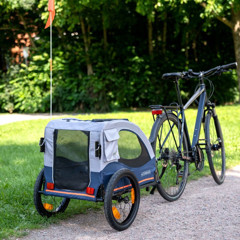 HAFENBANDE Cabby M Bicycle Trailer incl. 2 couplings 125 x 67 x 105 cm (L x W x H) / up to 25kg