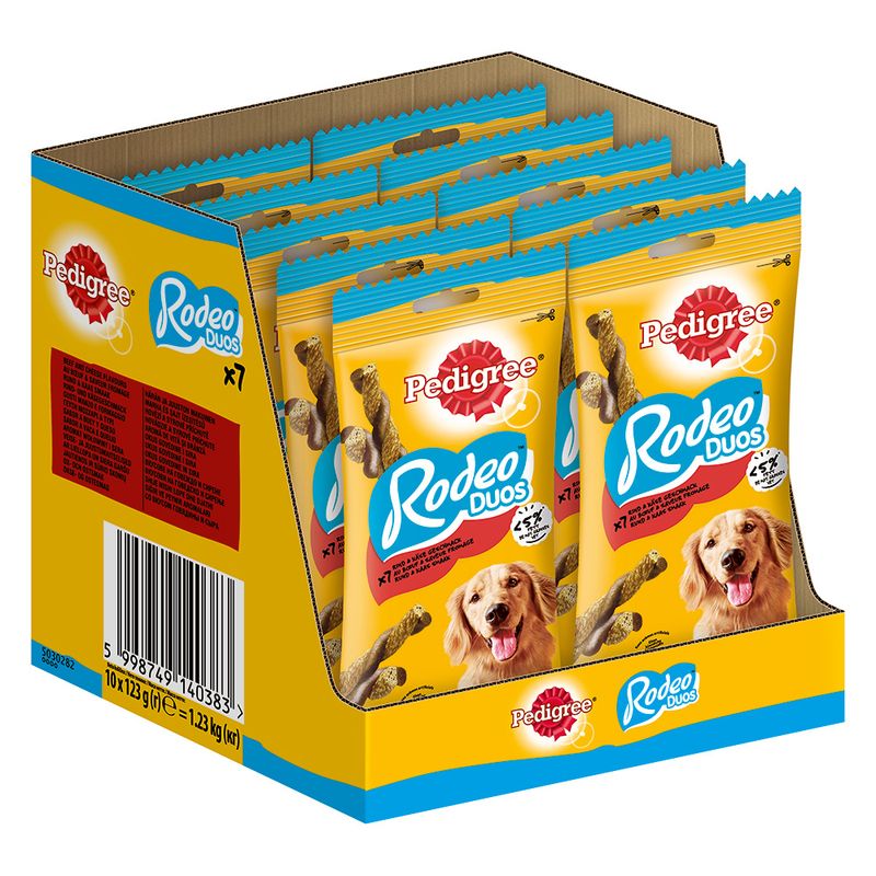 Pedigree Rodeo Duos Treats Beef & Cheese (7 Sticks)