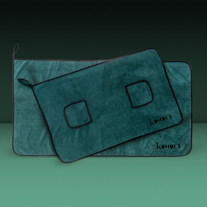 kooa Deluxe Microfibre Towel M: 90 x 60cm (L x W)