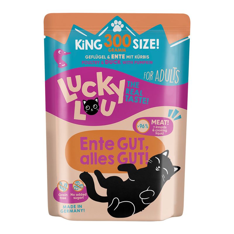 Lucky Lou Adult Saver Pack 24 x 300g Poultry & Rabbit