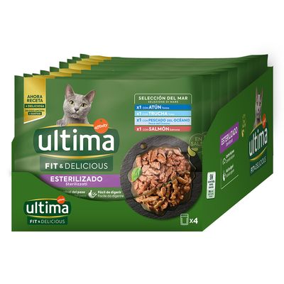 Ultima Cat Sterilised 48 x 85g Meat Selection