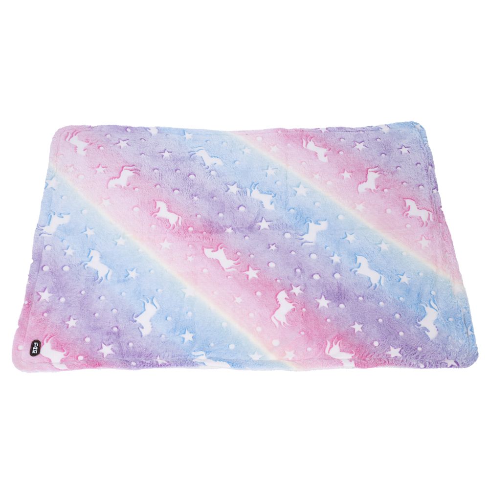 TIAKI Glowing Unicorns Cosy Blanket 100 x 70 cm (L x W)