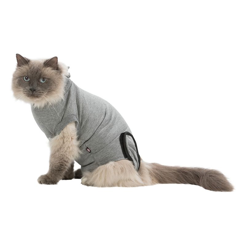 Trixie OP-Bodysuit for Cats S - M: approx. 32 - 36cm (Back Length)