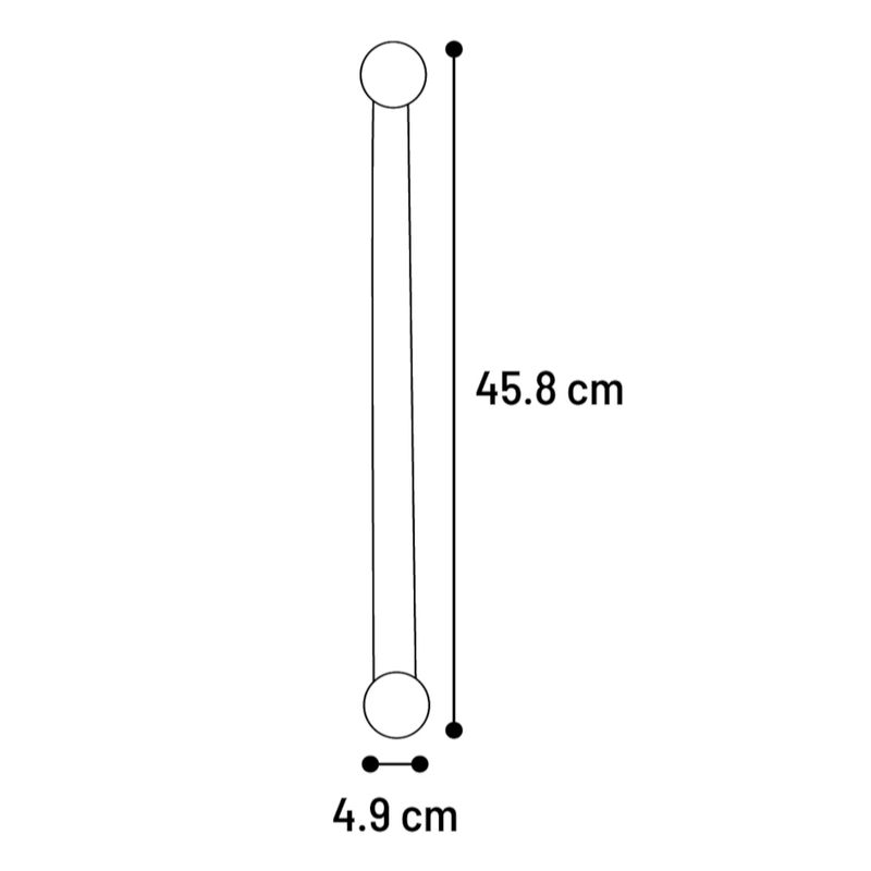 Flamingo Dog Toy Lipa Stick with 2 Balls W 4.9 x L 45.8cm